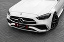 مرسيدس بنز C 200 C200 AMG | 3,134 P.M | 0% Downpayment | GARGASH WARRANTY / SERVICE!
