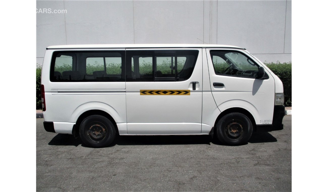 Toyota Hiace 14 passenger ,manual gear , gulf space , accident free
