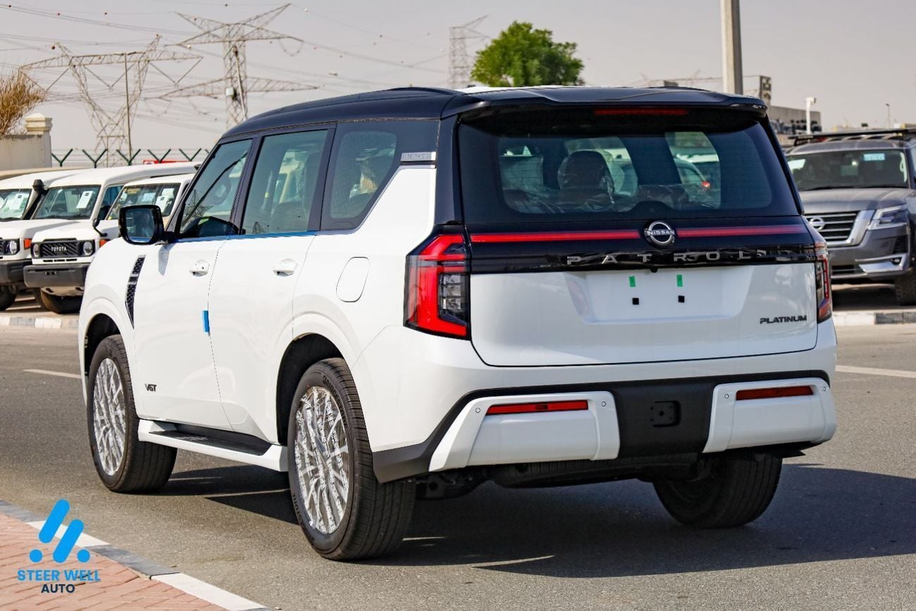 Nissan Patrol LE PLATINUM CITY 2026 | Twin-Turbo AWD | 9AT | Dual-Tone  | Tan Interior | Height-Control | Export