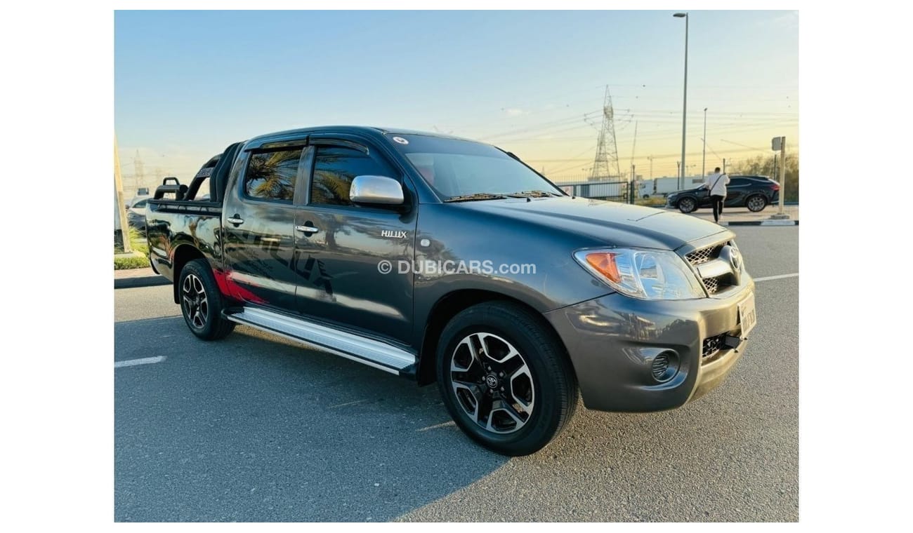Toyota Hilux 2008 | LHD | MANUAL | DOUBLE CABIN | DIESEL | PREMIUM RED LEATHER SEATS | SPORTS BAR