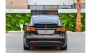 Tesla Model X P100D | 7,030 P.M | 0% Downpayment | Full Option | Agency Warranty | Extraordinary Condition!