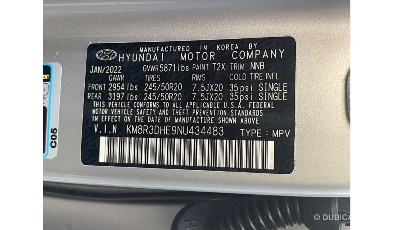 Hyundai Palisade 2022 HYUNDAI PALISADE 4x4 IMPORTED FROM USA