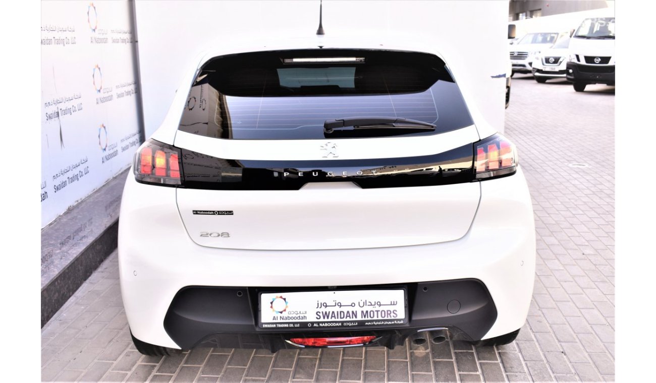 Peugeot 208 AED 1566 PM I 1.2L ACTIVE GCC WARRANTY