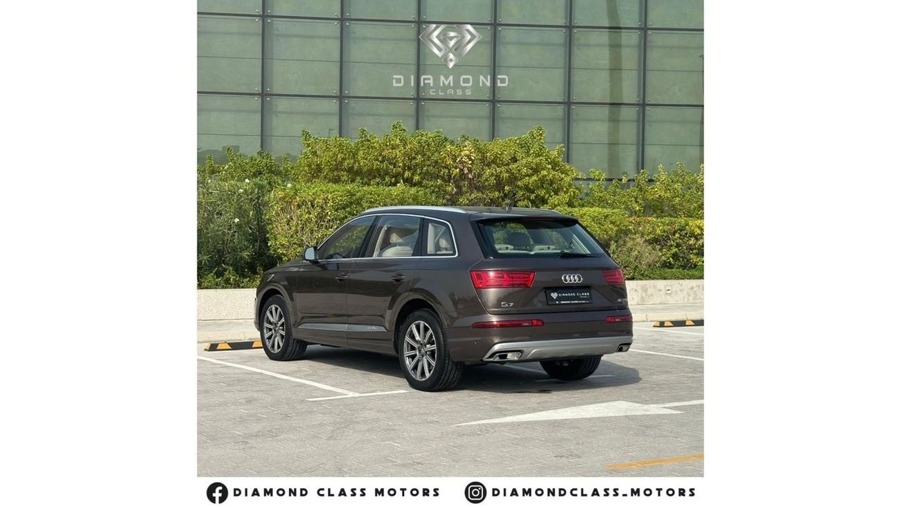 Audi Q7 45 TFSI quattro Audi Q7 TFSI 45 quattro  Panoramic  7-Seater  2018 GCC  1