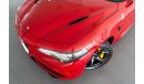 Alfa Romeo Giulia Quadrifoglio 2018 Alfa Romeo Giulia Quadrifoglio / Alfa Romeo Warranty & Alfa Romeo Service Pack