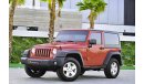 Jeep Wrangler Sport | 2,152 P.M | 0% Downpayment | Pristine Condition!