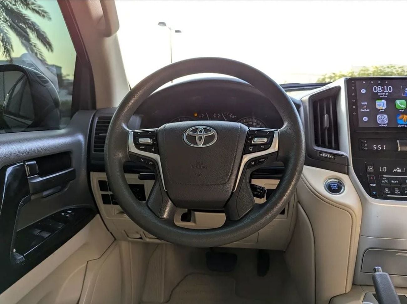 تويوتا لاند كروزر Toyota landcruise 2020Model Facelifted 2025 GXR 4.0L V6 petrol Engine Colour Black push start Transm