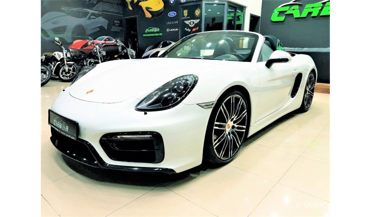 Porsche Boxster GTS PORSCHE BOXSTER GTS 2015 MODEL GCC CAR WITH 55K KM ONLY FULL SERVICE HISTORY IN AMAZING CONDITION