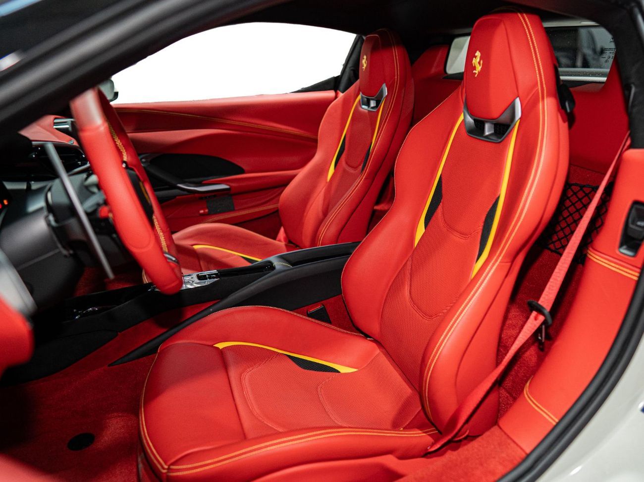 Ferrari 296 GTB 296 GTB | FRONTLIFT | TWO TONE INTERIOR | ENGINE COVERS IN CARBON FIBRE | MATTE GREY WHEELS