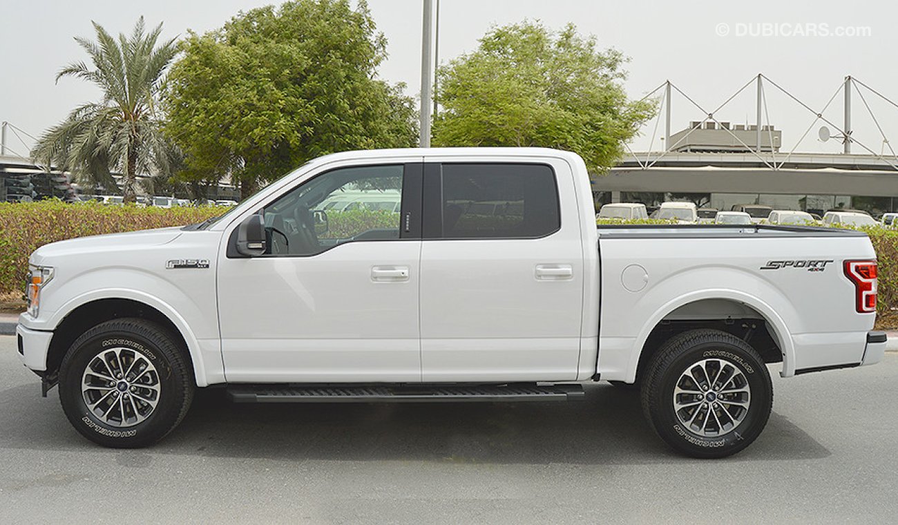 Ford F-150 XLT 2018, V6-GCC 4X4, 0km with 3 Years or 100K km Warranty and 60K km Service at Al Tayer