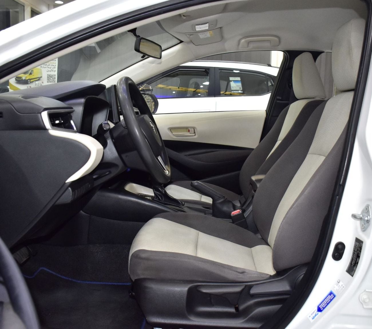 Toyota Corolla EXCELLENT DEAL for our Toyota Corolla Hybrid ( 2021 Model ) in White Color GCC Specs