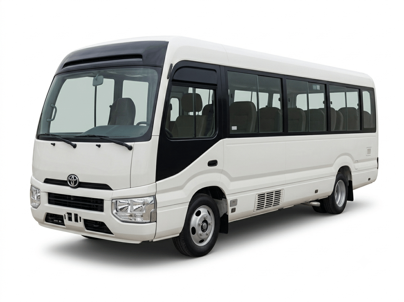 Toyota Coaster 2.7 ECTAI0063 - 2026 Toyota Coaster Van 2.7L Petrol Manual White