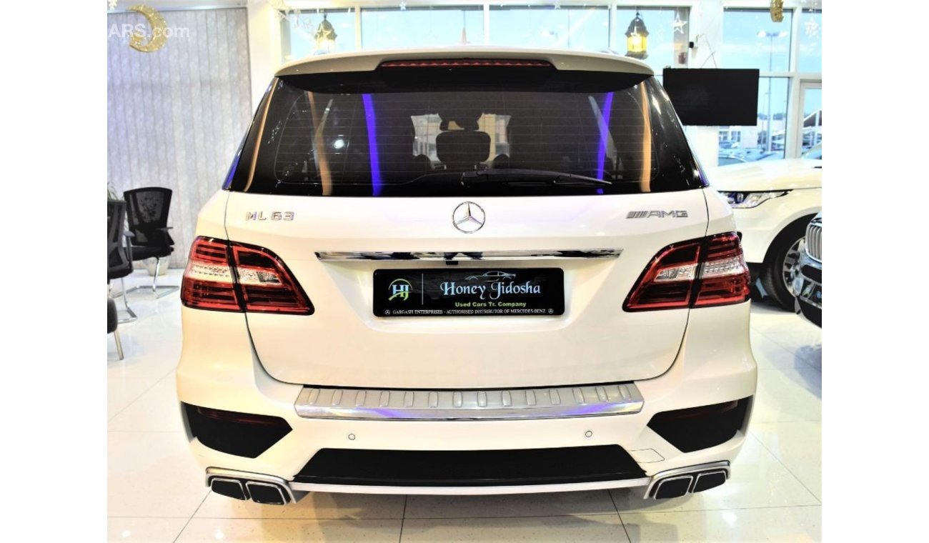 مرسيدس بنز ML 63 AMG AMAZING Mercedes Benz ML 63 AMG 2013 Model!! in White Color! GCC Specs