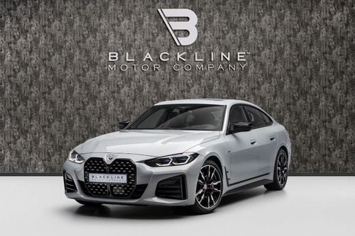 بي أم دبليو M440i جران كوبيه XDRIVE BUY NOW, PAY 2027 | THE BLACKLINE STANDARD | 2028 BMW Warranty + Service Contract, GCC