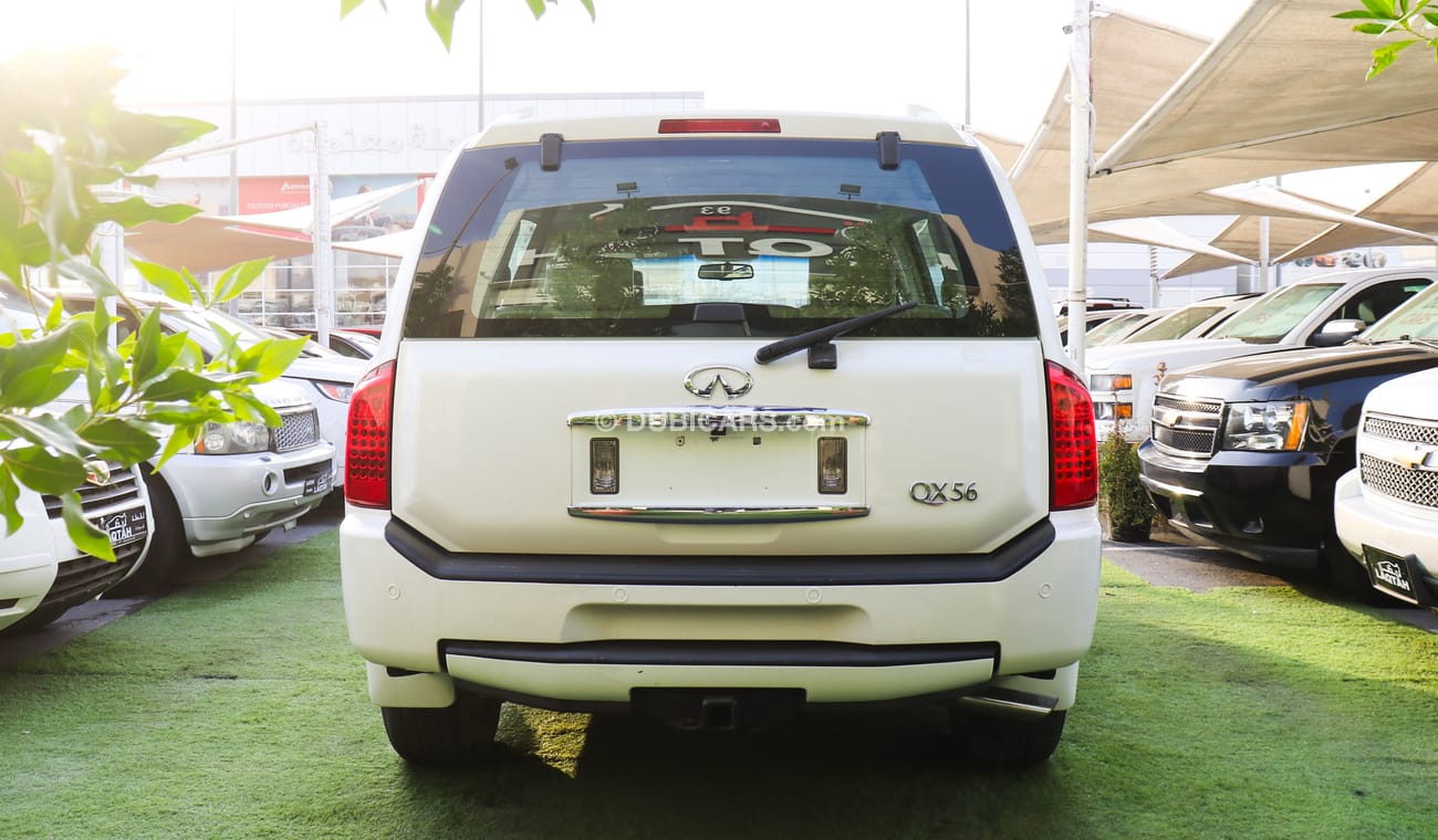 Infiniti QX56 Gulf model 2007 No. 1, white color, hole diaphragm, sensors, installed in excellent condition, you d