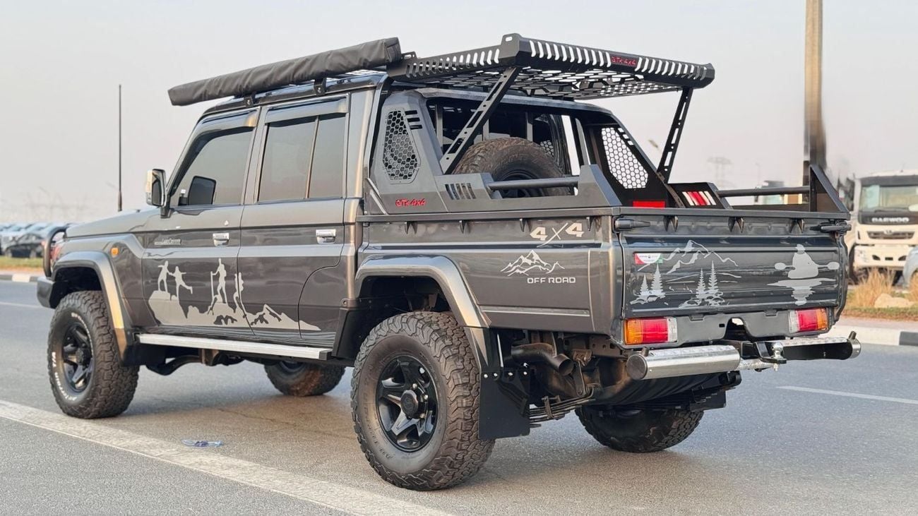 Toyota Land Cruiser HEAVY OFF-ROAD SETUP | 4WD | 4.5L DIESEL ENGINE | MANUAL TRANSMISSION | ROOF RACK + TENT | DOUBLE CA