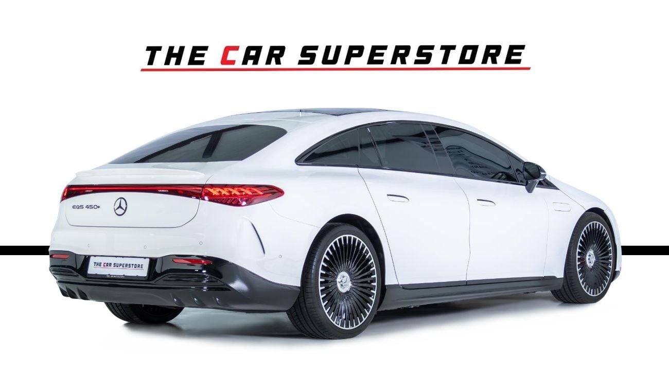 Mercedes Benz EQS 450 PLUS-GCC-Gragash Warranty-High Specifications-Night Package-22Inch AMG Rims