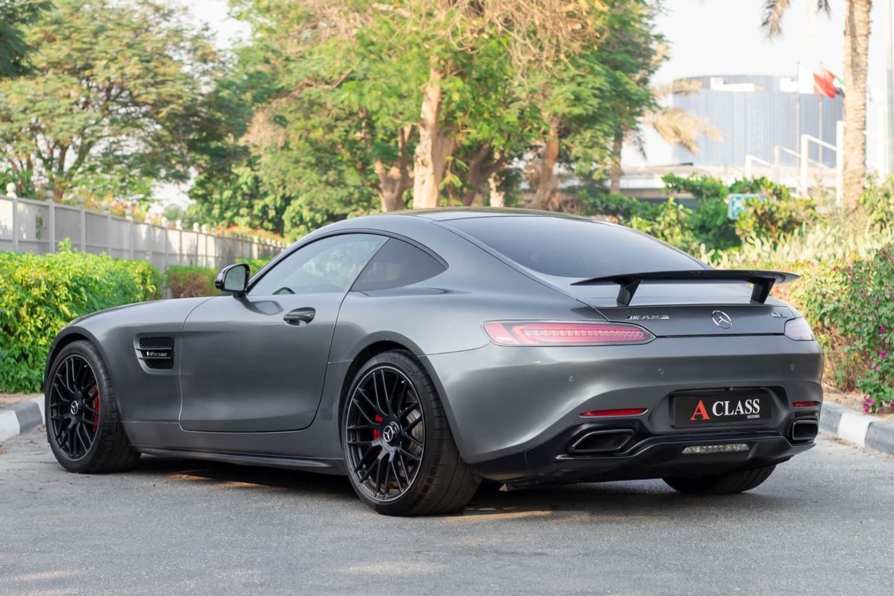 Mercedes-Benz AMG GT S Mercedes AMG GT S 2016 (GCC) in excellent condition, only 75,000 km. Powered by a 4.0L V8 Twin-Turbo
