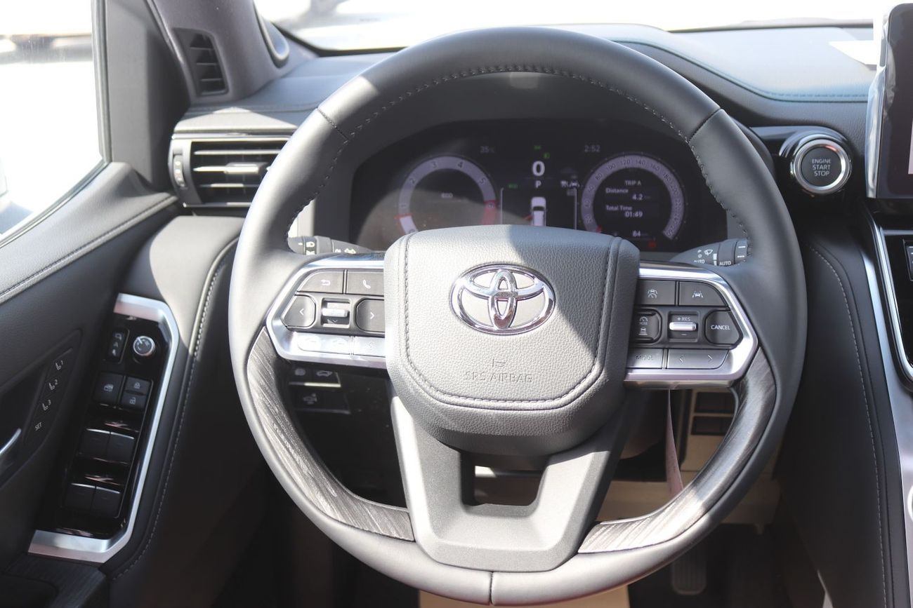 تويوتا لاند كروزر VXR 3.5L TWIN TURBO, ALLOY WHEELS, LEATHER SEAT, JBL SOUND SYSTEM, DIGITAL ODO METER,MODEL 2025