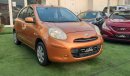 Nissan Micra GCC - orange color in silver - in excellent condition, do not need any expenses