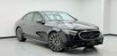Mercedes Benz E300 2025 Mercedes-Benz E300, 5 Year Mercedes Warranty + Service Contract, Full Mercedes Service History,