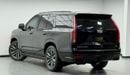 Cadillac Escalade Sport 6.2L 4WD 2023 Cadillac Escalade Sport, 2027 Cadillac Warranty + Service Pack, Low Km, Fully Lo