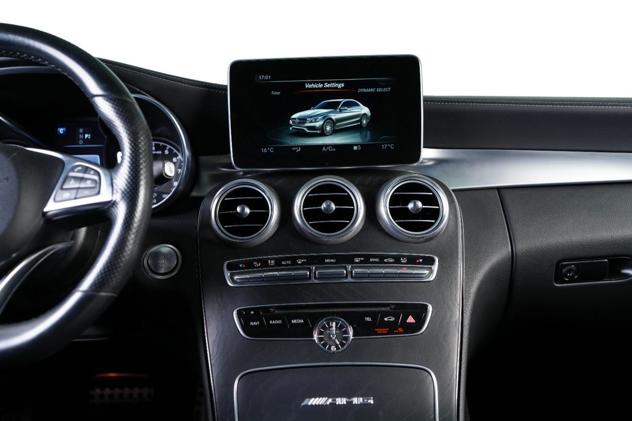 Mercedes Benz C63 AMG STANDARD Std 4.0L Sedan 2017-MERCEDES BENZ C63 AMG-FULL SERVICE HISTORY-IMMACULATE CAR