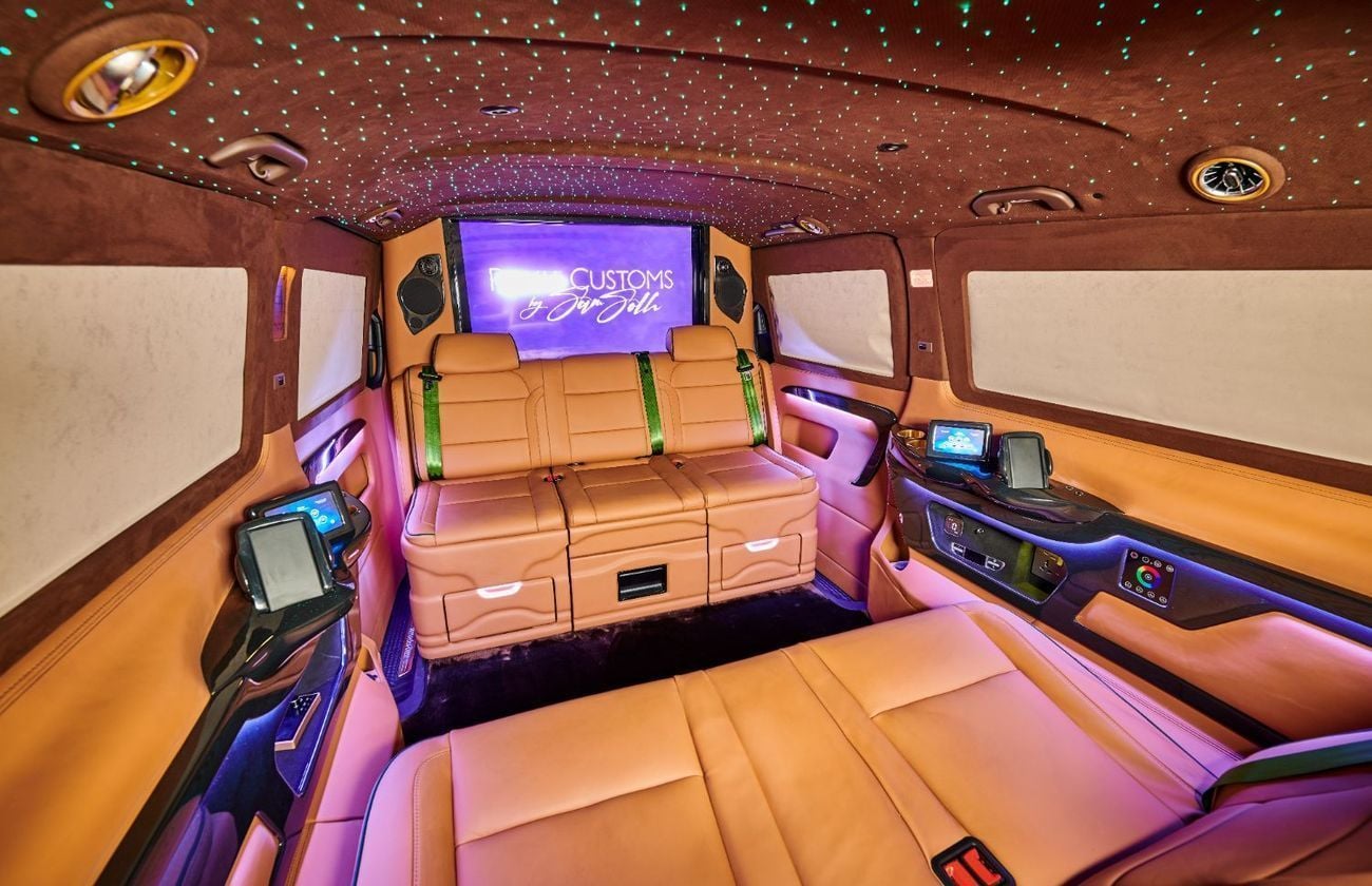 مرسيدس بنز V 300 “LES RACINES” – 1 Of 3 CONCEPT - Handcrafted by ROYAL CUSTOMS in Dubai