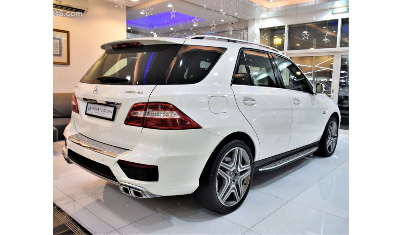 Mercedes-Benz ML 63 AMG EXCELLENT DEAL for our Mercedes Benz ML63 AMG V8 BITURBO 2013 Model!! in White Color! GCC Specs