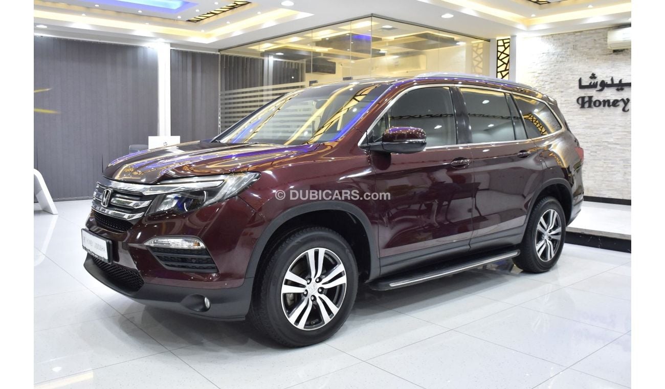 هوندا بايلوت EXCELLENT DEAL for our Honda Pilot AWD ( 2016 Model ) in Burgundy Color GCC Specs