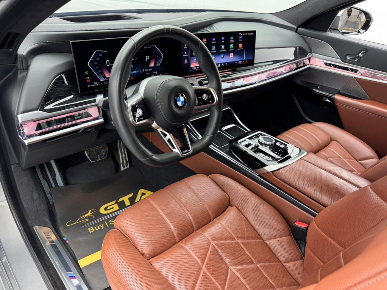 بي أم دبليو 740i 2023 BMW 740i M-Sport, 2028 BMW Warranty And Service Pack, BMW Service History, GCC