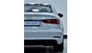 Audi A3 EXCELLENT DEAL for our Audi A3 30TFSi ( 2016 Model! ) in White Color! GCC Specs