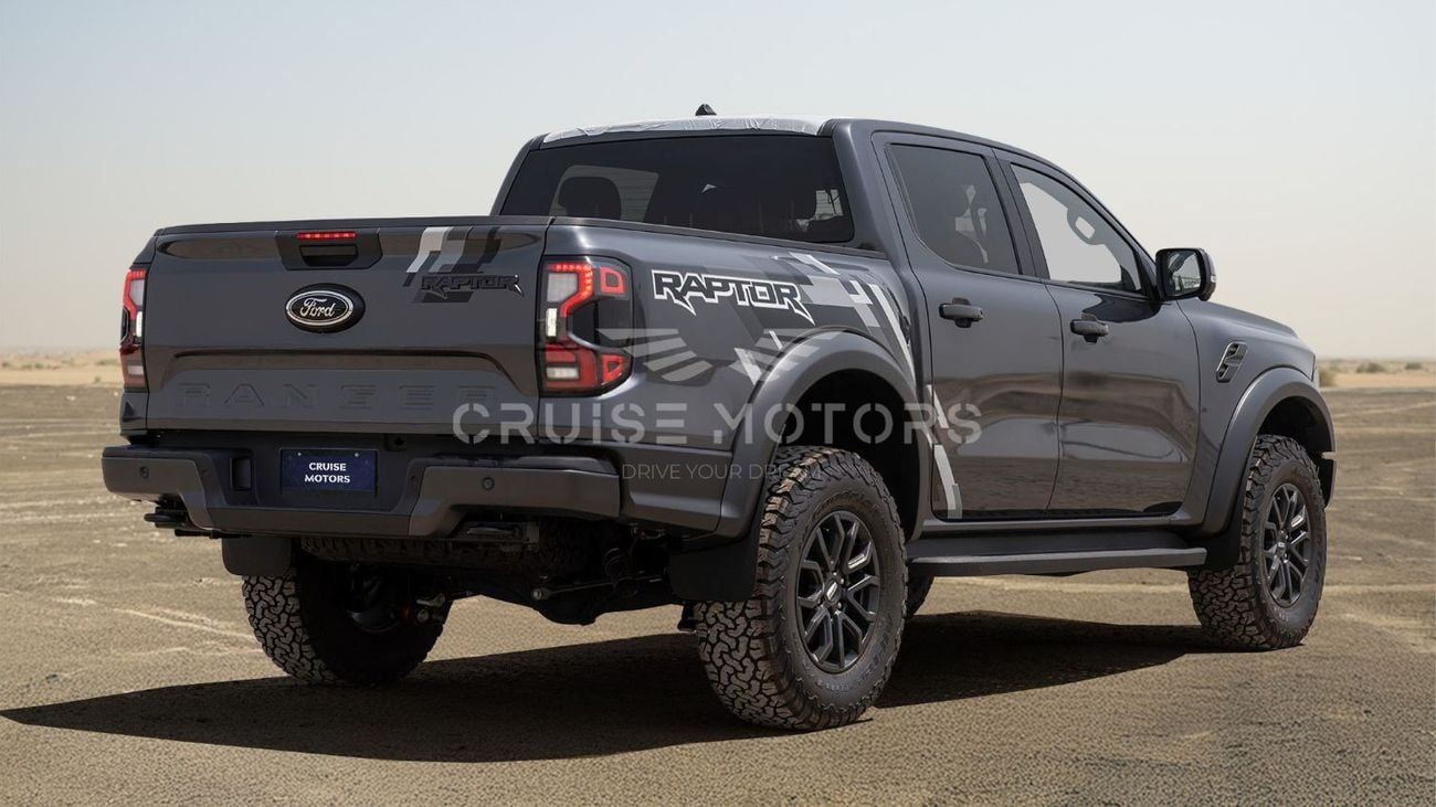 فورد رينجر رابتور Automatic - 3.0L - Petrol - Pick Up - 4WD - 5 Seats - 4 Doors - METEOR GREY