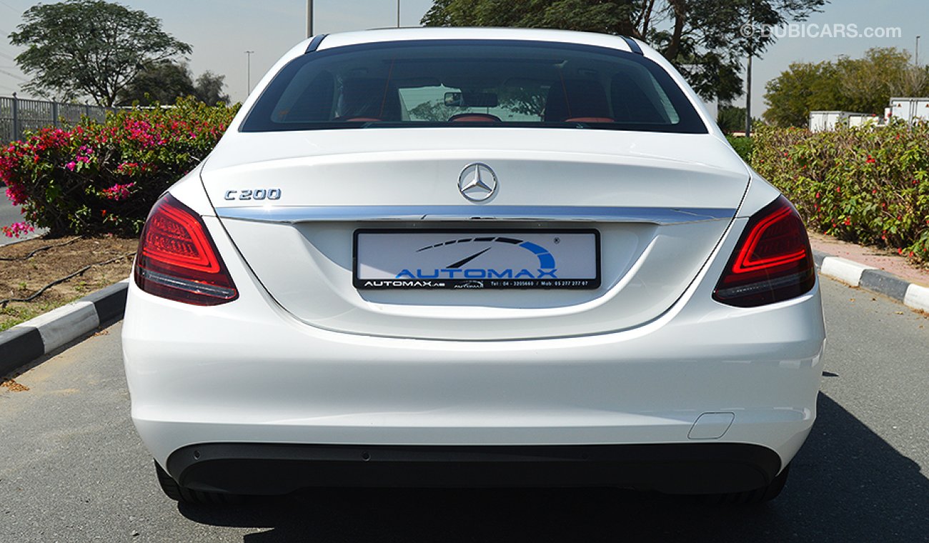 Mercedes-Benz C200 2019 AMG, GCC, I-4 Engine, 0km with 3 Years or 100,000km Warranty