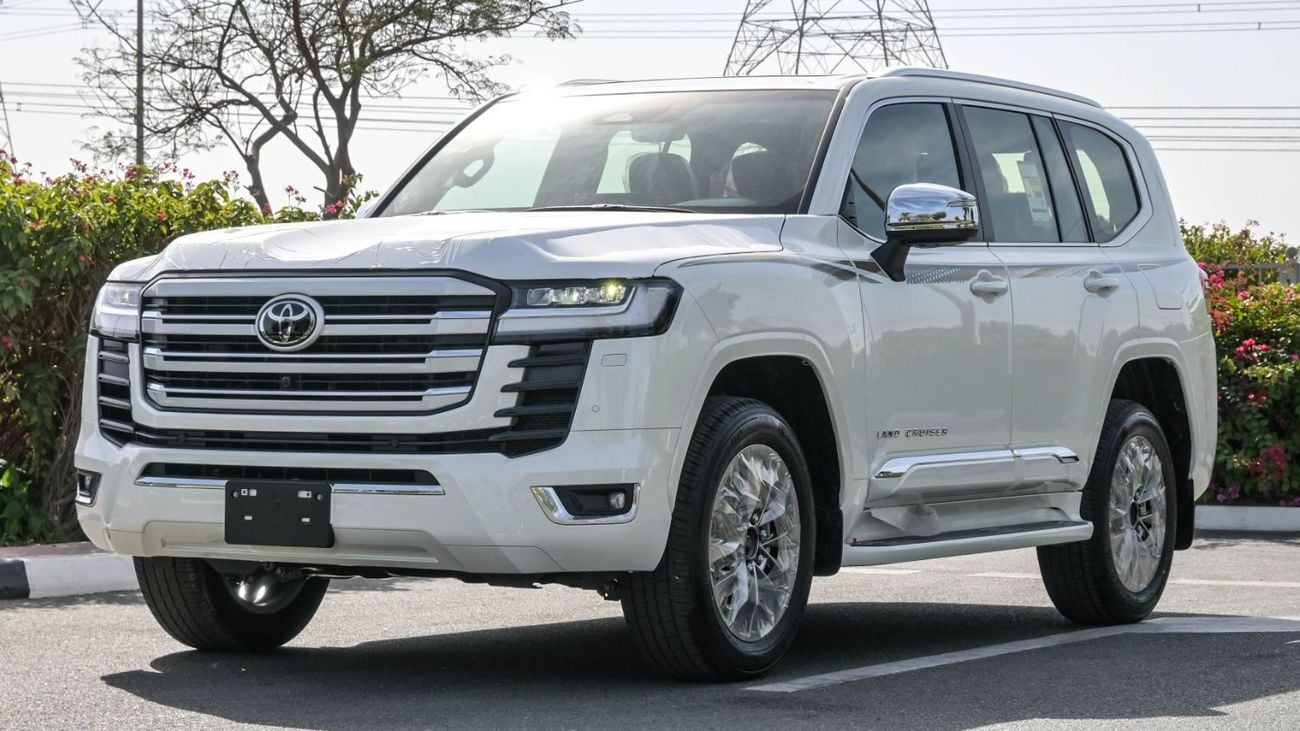 Toyota Land Cruiser ECT0078 - Toyota Land Cruiser VX - 3.5L Petrol - White/Black (Radar, Sunroof, Leather, Cool Box)