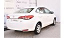 Toyota Yaris AED 1037 PM | 1.5L SE SED GCC WARRANTY