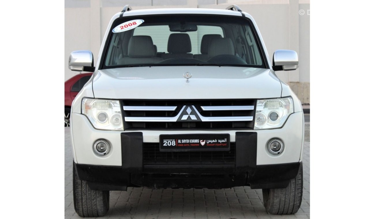 Mitsubishi Pajero Mitsubishi Pajero 2008 GCC, in excellent condition, without accidents, very clean from inside and ou