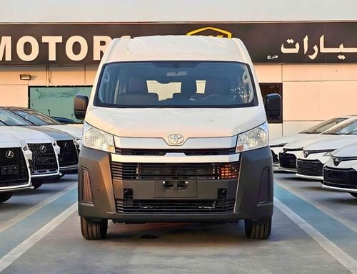 تويوتا هاياس HIGHROOF / 13 SEATER / REAR CAMERA / 3.5L PETROL A/T / BLACK BUMPER (CODE # HPHRAB)