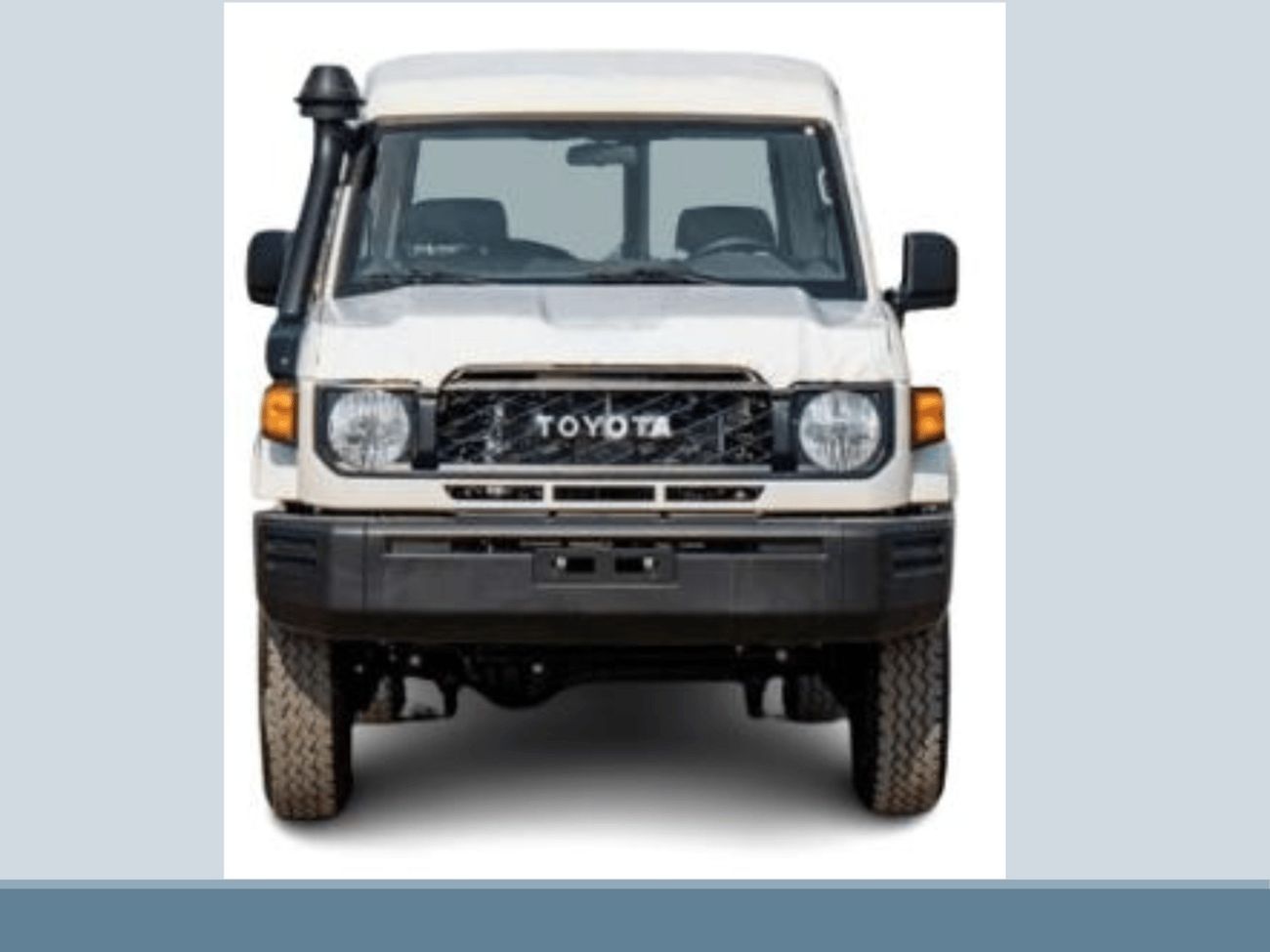 Toyota Land Cruiser 70 ECT0029 - TLC78 Hardtop 3 Doors - 4.2L Diesel Manual White -2025