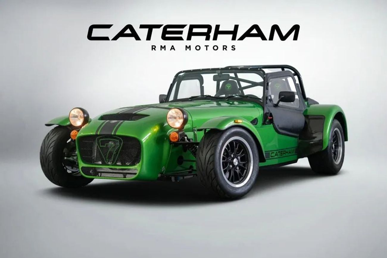 Caterham Seven 340R 2024 Caterham Special Order in Mercedes Magno Hell Green Pearl / Bespoke High Option Order /
