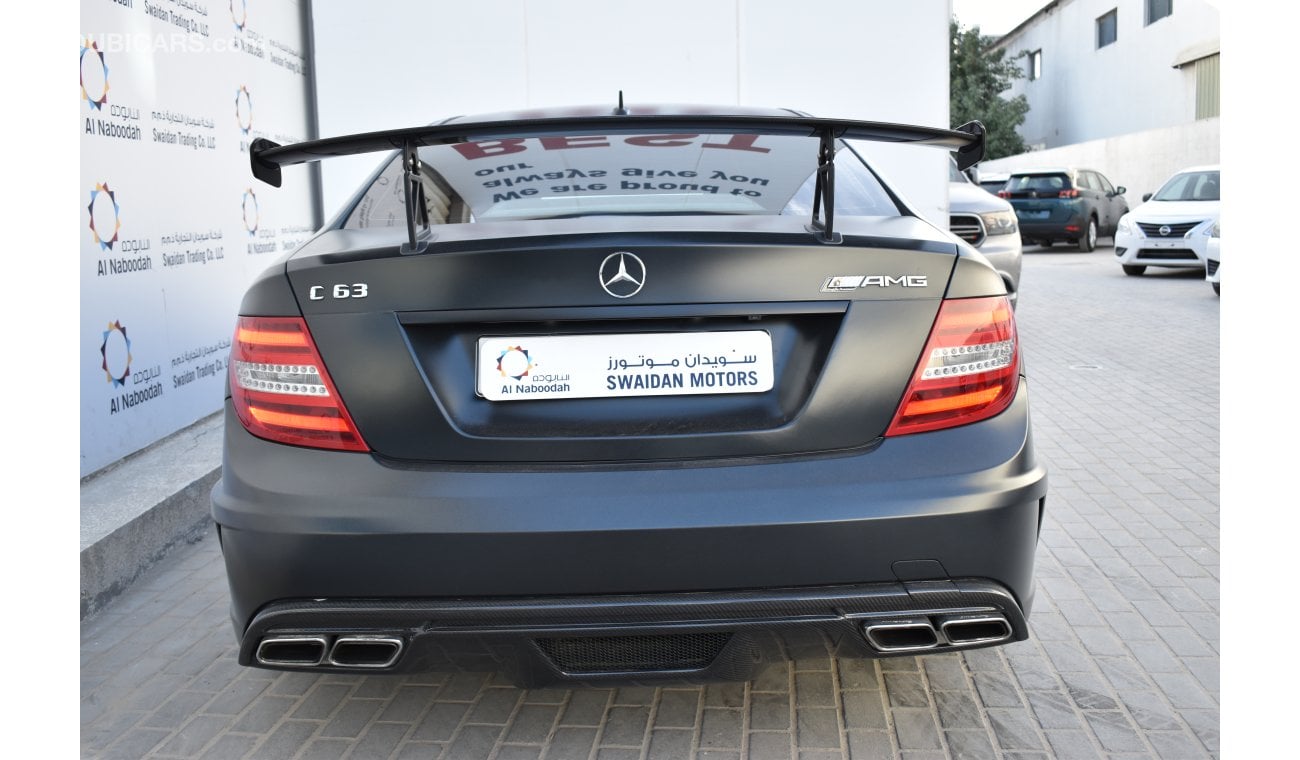 Mercedes-Benz C 63 Coupe BLACK SERIES 6.3L V8 2013 GCC SPECS