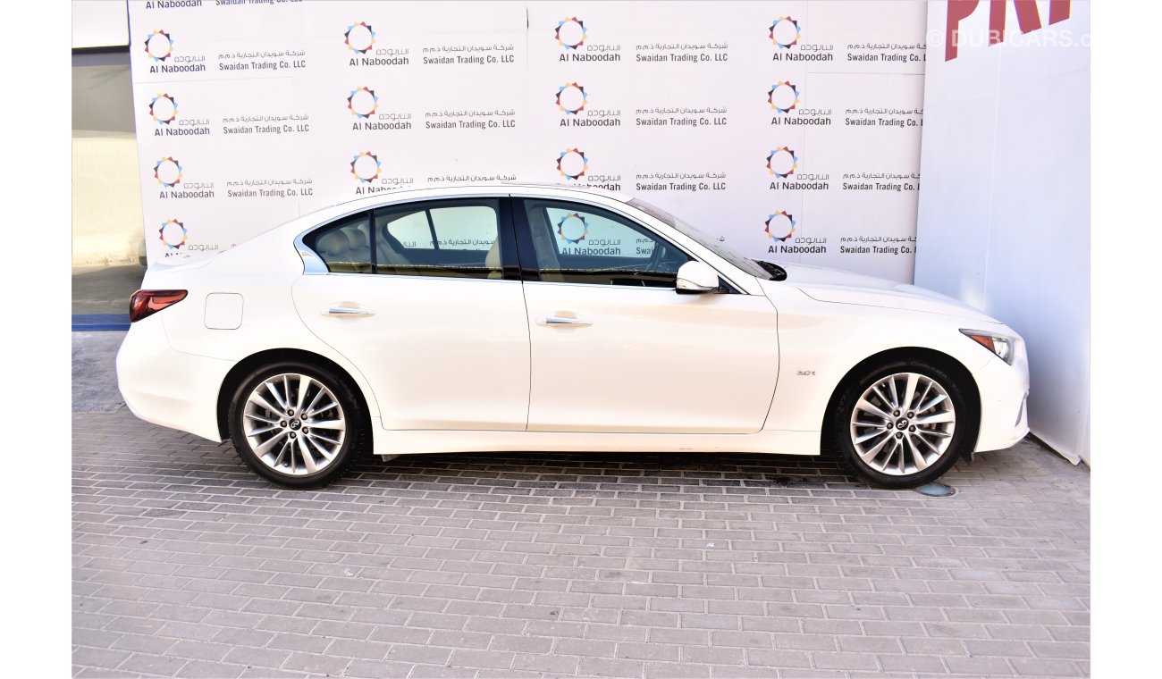 Infiniti Q50 AED 1958 PM | 0% DP | 3.0L TURBO GCC WARRANTY