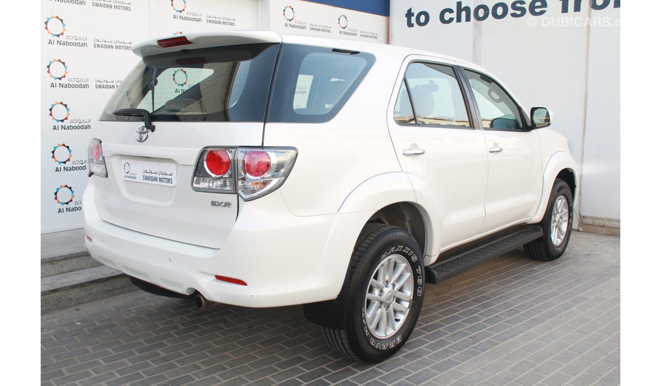 تويوتا فورتونر 2.7L EXR 2015 MODEL WITH WARRANTY