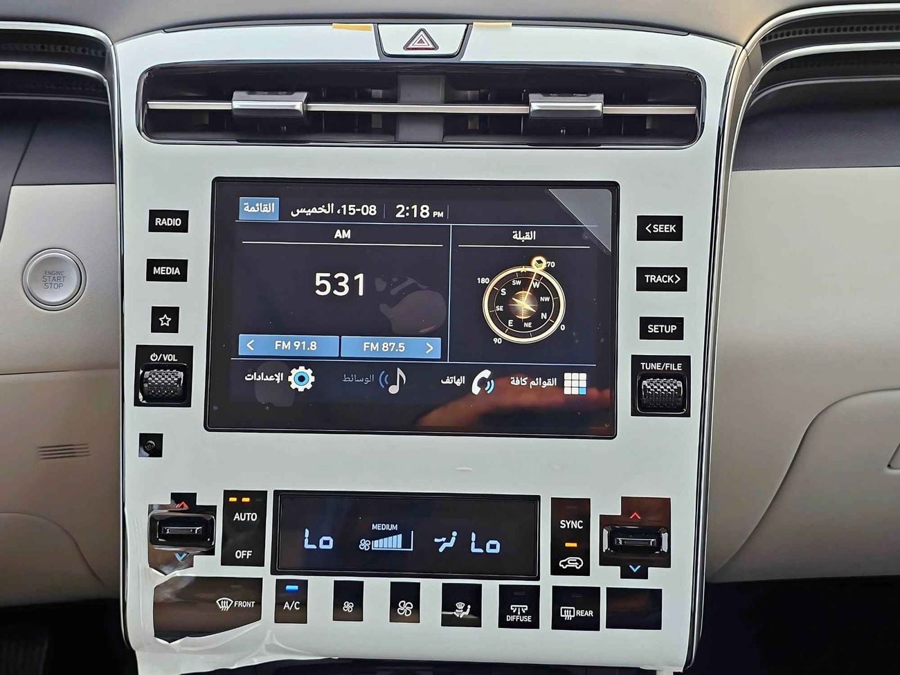 Hyundai Tucson 1.6T V4 PETROL, DRIVER POWER SEATS WITH PANORAMIC ROOF /  FULL OPTION (CODE# 68027)