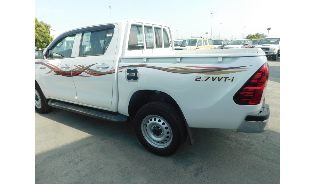 Toyota Hilux DOUBLE CAB PICKUP 2.7L PETROL 4WD PWR MANUAL TRANSMISSION