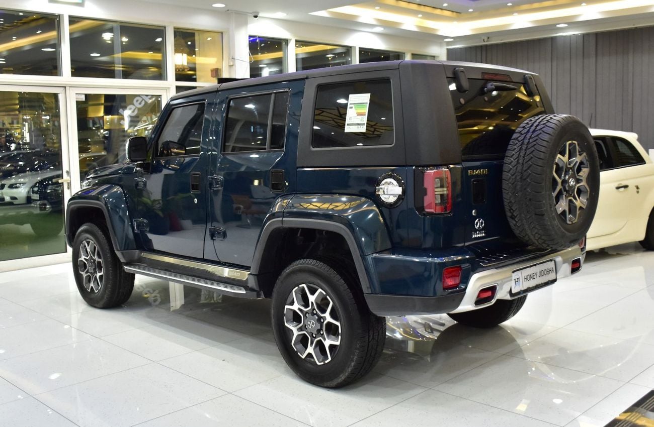BAIC BJ40 HONOR EXCELLENT DEAL for our BAIC BJ40L ( 2023 Model ) in Blue - Green Color GCC Specs