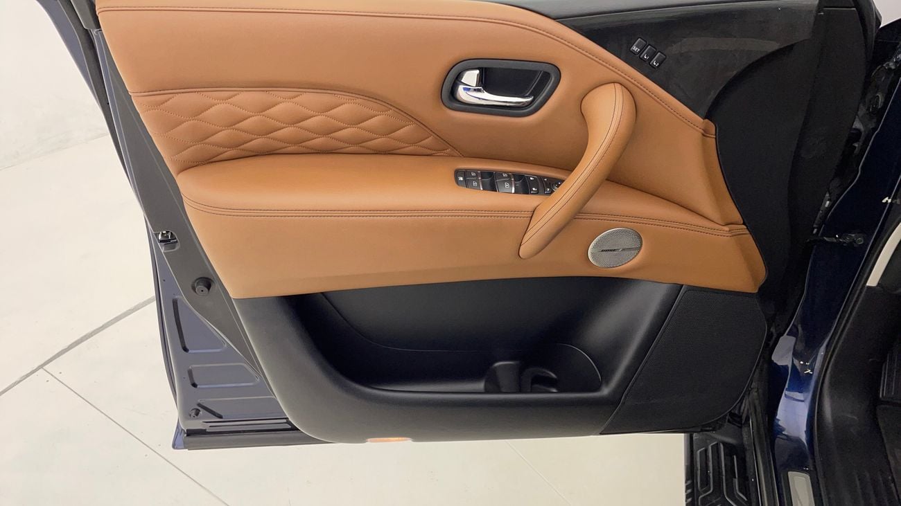 إنفينيتي QX80 LUXE SENSORY PROACTIVE BLACK EDITION 5.6 | بدون دفعة مقدمة | اختبار القيادة في المنزل