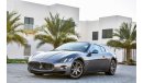 Maserati Granturismo 4.2L V8 - 2 Years Warranty! GCC - AED 2,472 per month - 0% Downpayment