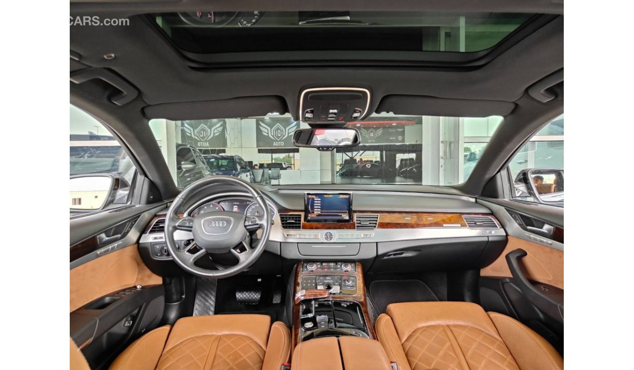 Audi A8 L 60 TFSI quattro Rear Package AED 2,200 P.M | 2016 AUDI A8L 60 TFSI QUATTRO 4.0L V8  | GCC | FULLY
