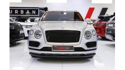 Bentley Bentayga (2018) 6.0L W12 TWIN TURBO GCC WITH REAR ENTERTAINMENT UNDER WARRANTY AND SERVICE CONTRACT